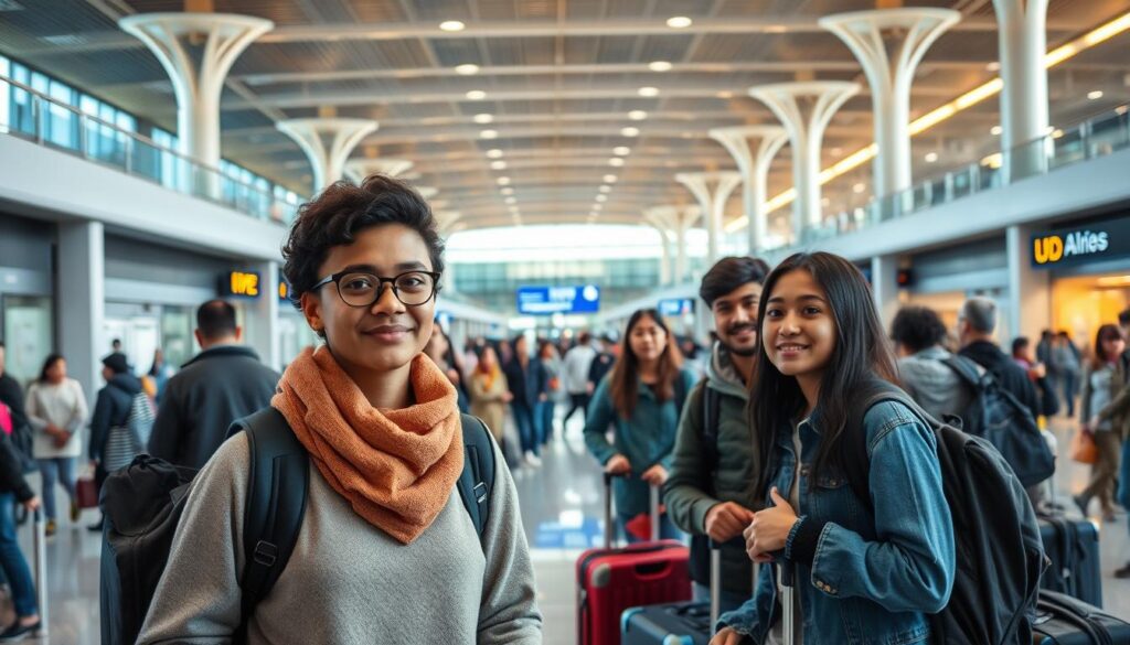 international student arrival in the US